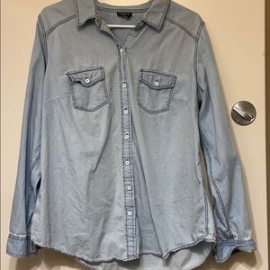 Torrid denim shirt.  Size 1.